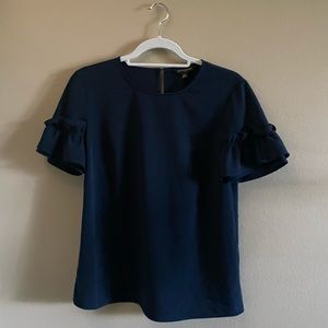 Banana Republic navy blouse